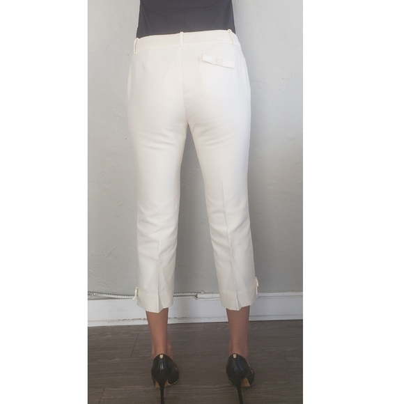 Kate Spade Ivory Capri Pants Size 4 - Picture 2 of 11